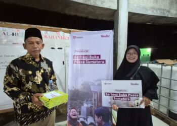 Pemulihan Pasca bencana di Aek Sitio-tio Masih Berlangsung, Lokadesa Salurkan 220 Paket Berbagi Buka Puasa